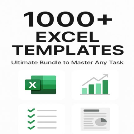 Master Every Task with the Ultimate 1000+ Excel Templates Bundle